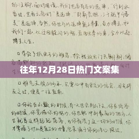 往年年末狂欢盛宴，热门文案集锦