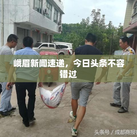 峨眉新闻速递，今日头条不容错过
