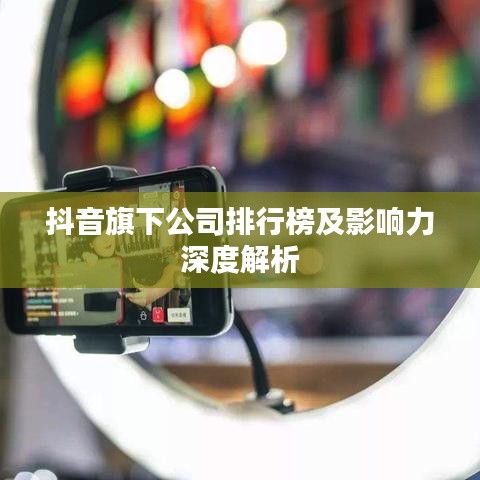 抖音旗下公司排行榜及影响力深度解析