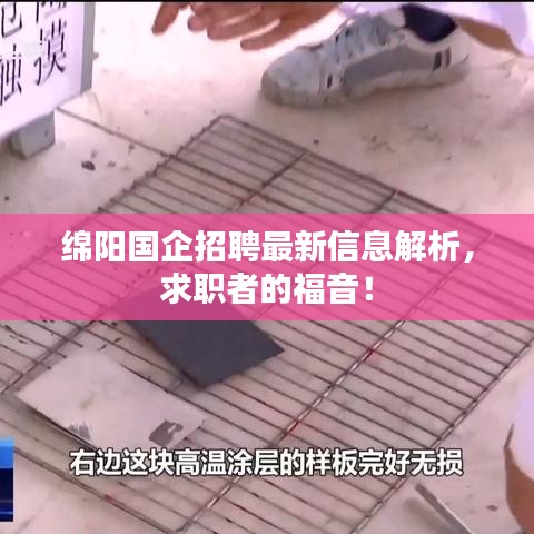 绵阳国企招聘最新信息解析，求职者的福音！