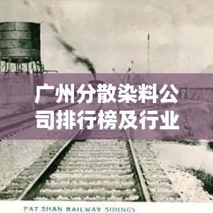 广州分散染料公司排行榜及行业影响力深度解析