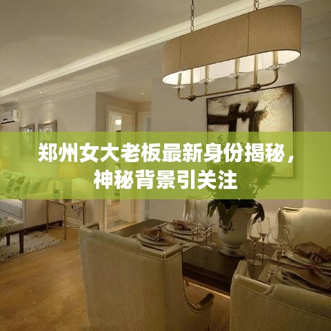 郑州女大老板最新身份揭秘，神秘背景引关注