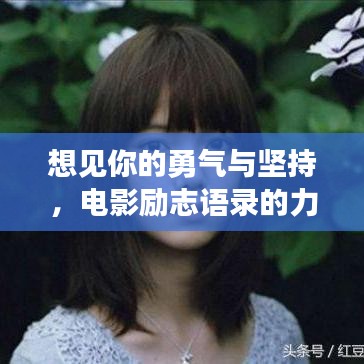 想见你的勇气与坚持，电影励志语录的力量