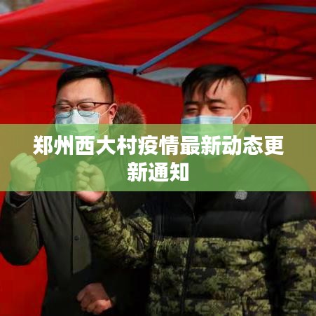 郑州西大村疫情最新动态更新通知