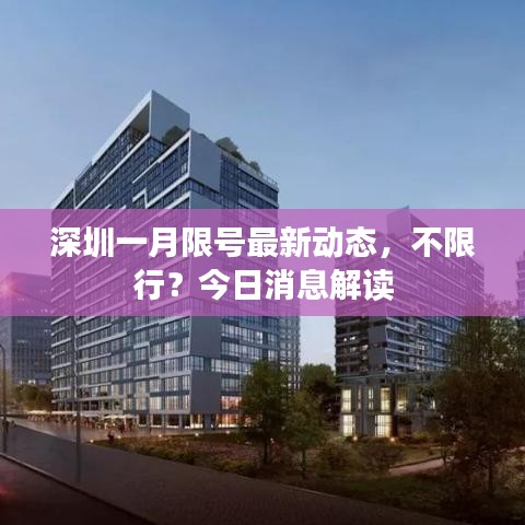深圳一月限号最新动态，不限行？今日消息解读