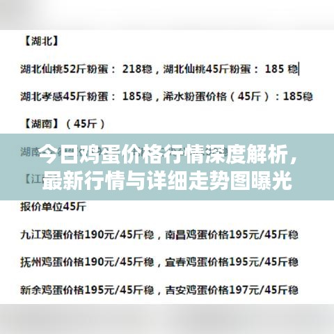 今日鸡蛋价格行情深度解析，最新行情与详细走势图曝光